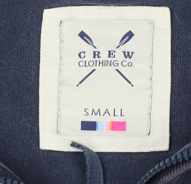 Crew Clothing Men's Blue 1/4 Zip Sweatshirt S