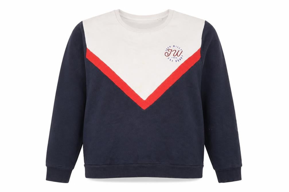 Womens UK 16 Regular Jack Wills Multicoloured Pullover Sweatshirt