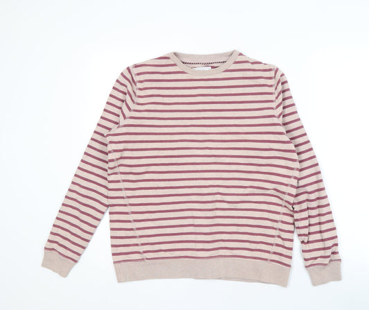 Fat Face Women’s Red Striped Sweatshirt Size 10