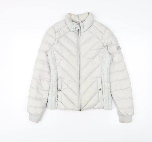 Hollister Women's White XS Puffer Jacket