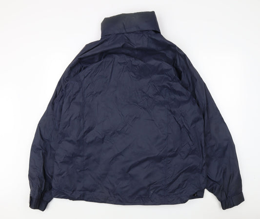 Peter Storm Men's XL Blue Waterproof Rain Coat 44-45"