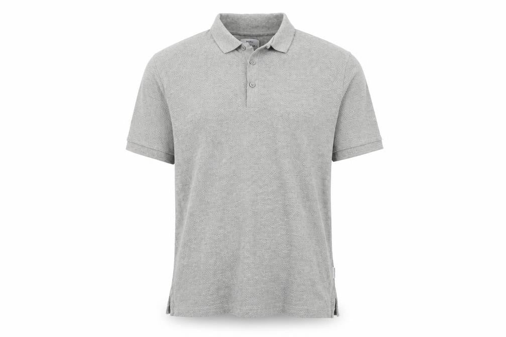 Peter Werth Men's Grey Polo Shirt, Size L, Casual Style
