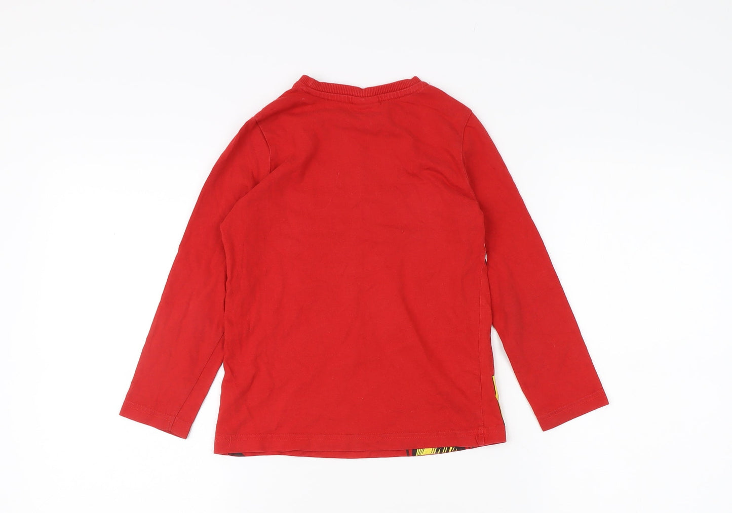 Marvel Boys Red Iron Man Long Sleeve T-Shirt, 5-6Y