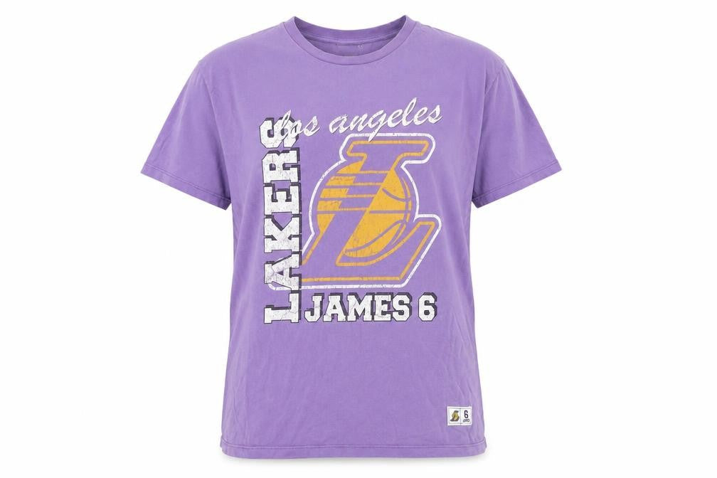 NBA Womens Purple XL Crew Neck T-Shirt Sports