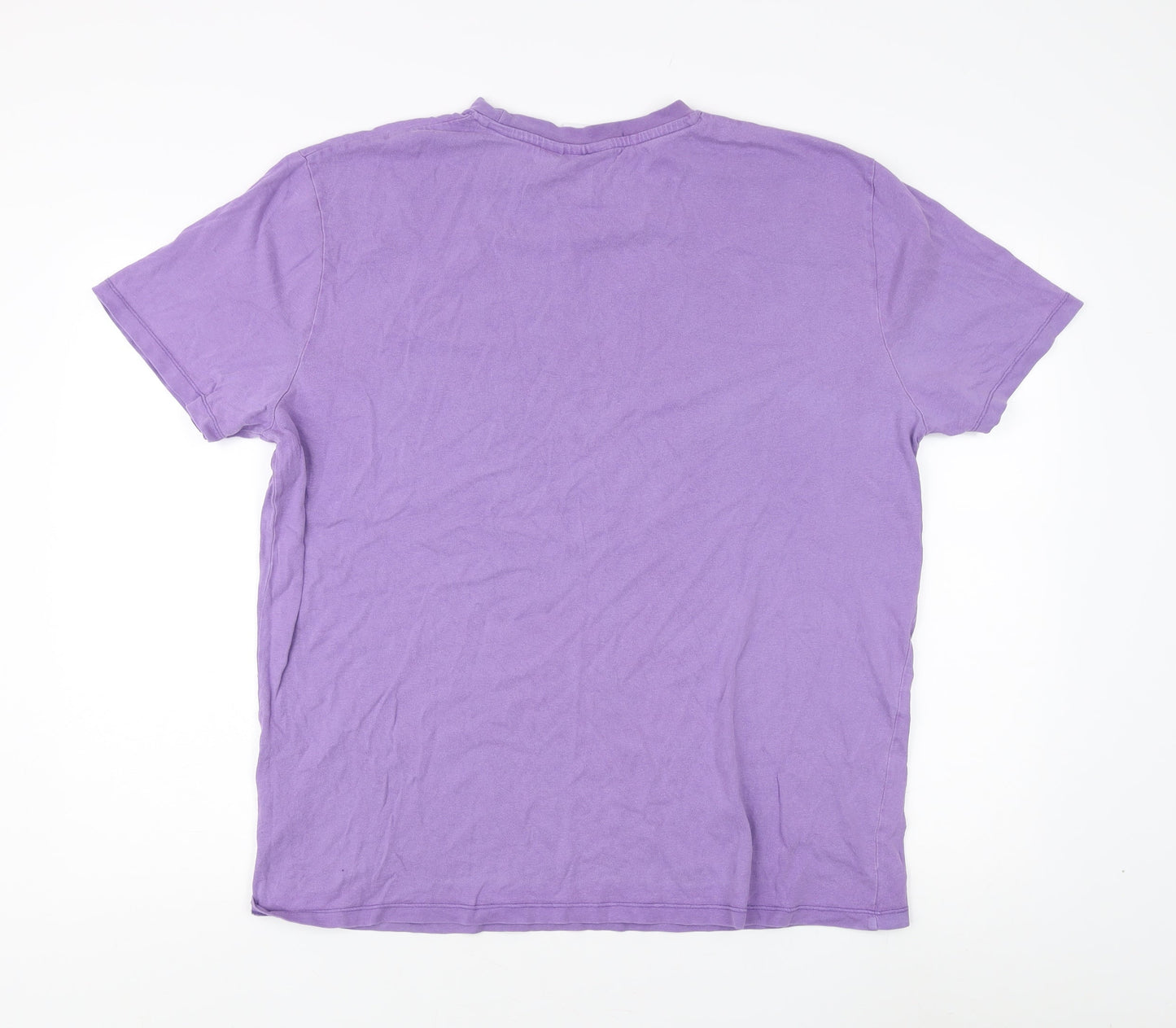 NBA Unisex Adults Purple XL Crew Neck T-Shirt Sports