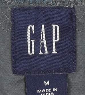 GAP Women's Grey Embroidered Blouse M
