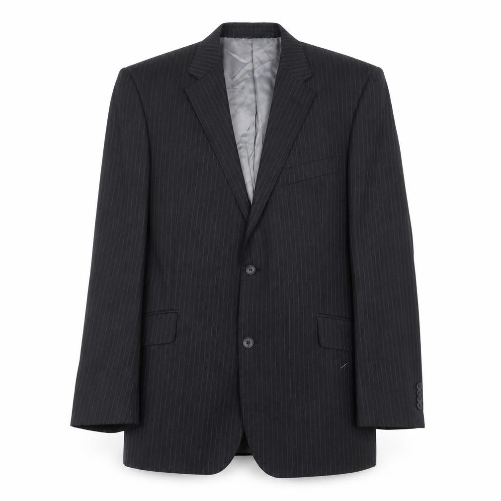 Mens 44 Chest Regular T.M.Lewin Grey Two-Button Suit Jacket