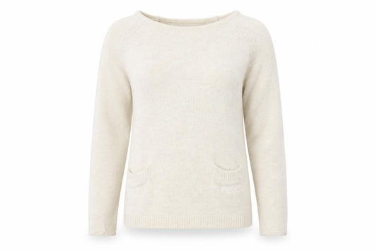 Womens UK XS Slim Superdry Ivory Jumper Tight-Knit
