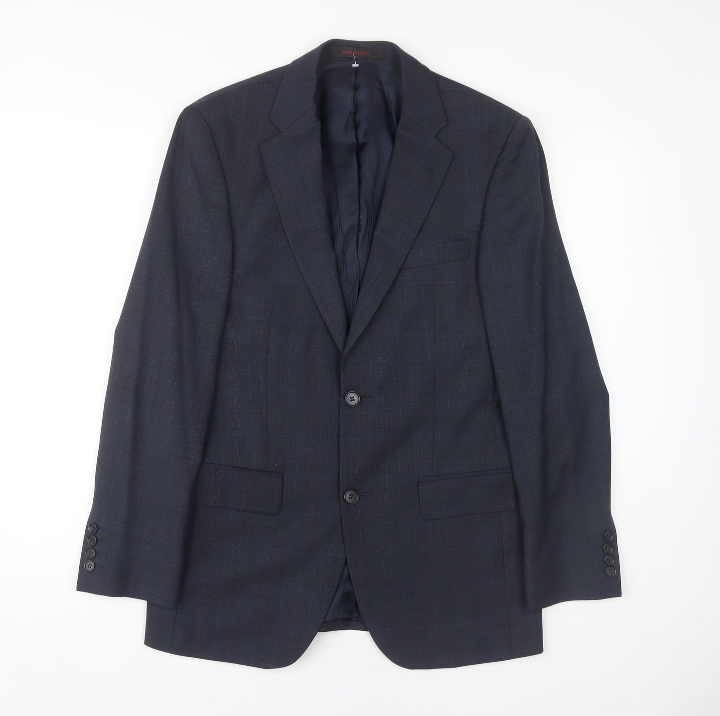 Jeff Banks Men's Blue Blazer, Regular Fit, Size 36