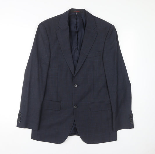 Jeff Banks Men's Blue Blazer, Regular Fit, Size 36