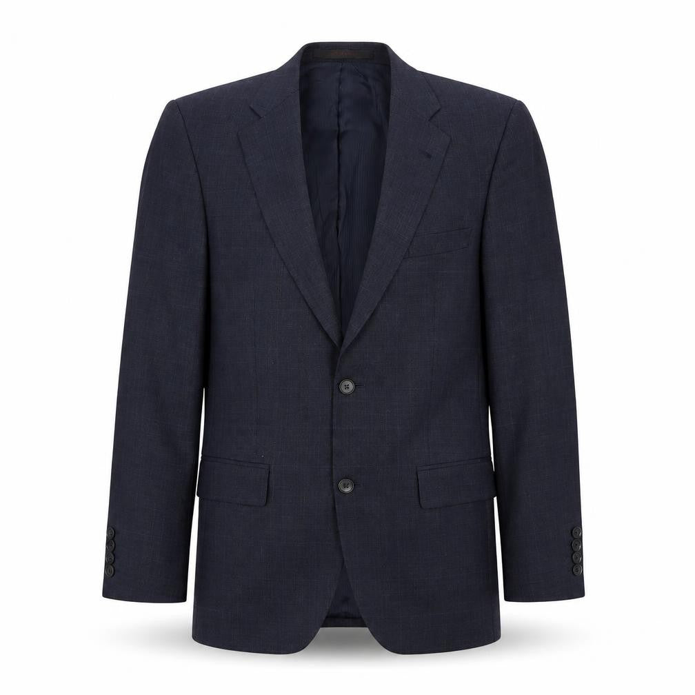 Mens 36 Chest Regular Jeff Banks Blue Two-Button Blazer
