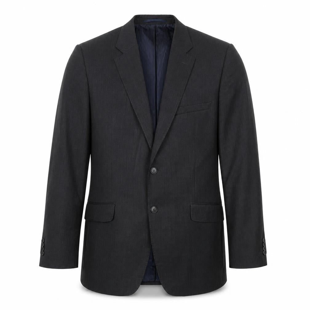 Mens 40 Chest Regular Daniel Hechter Black Two-Button Blazer