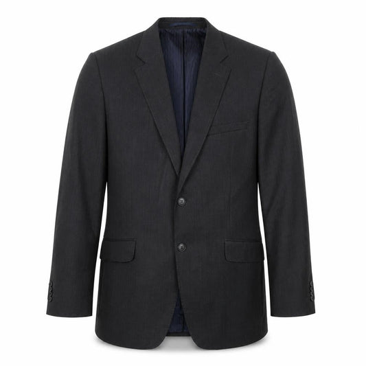 Mens 40 Chest Regular Daniel Hechter Black Two-Button Blazer