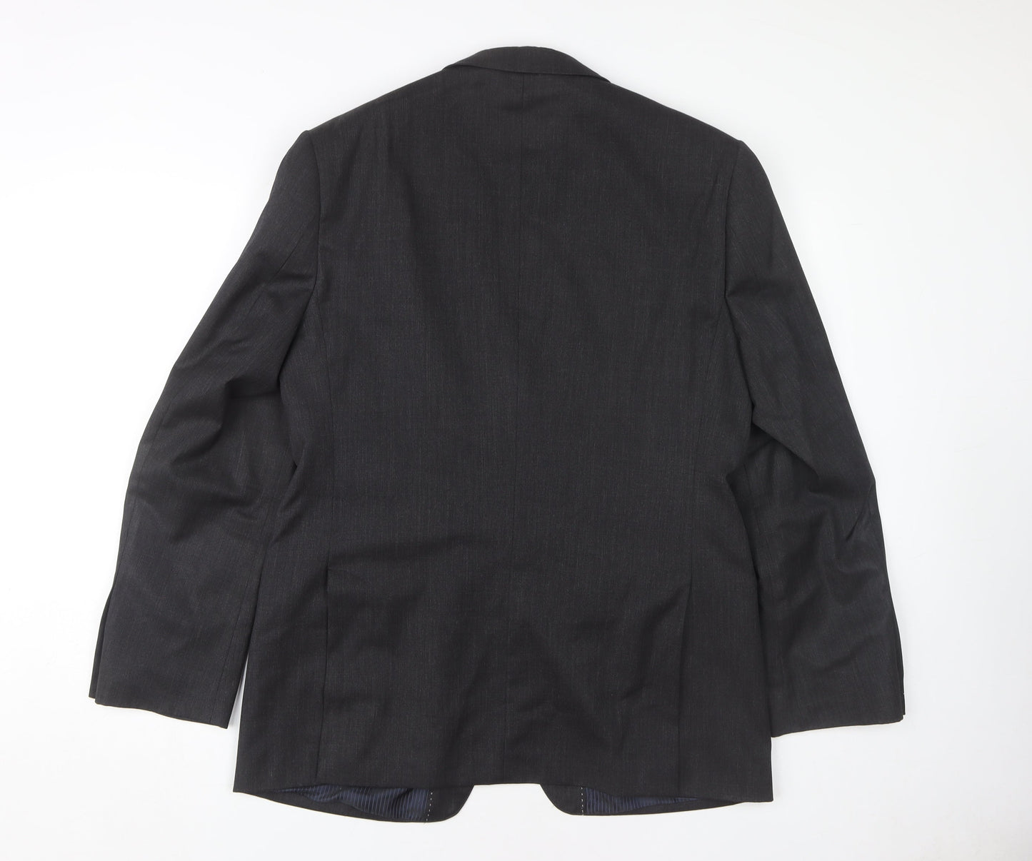 Daniel Hechter Men's Black Blazer Jacket Single-Breasted 40R