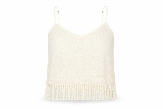 Womens UK Size S Abercrombie & Fitch Ivory Polyester Tank