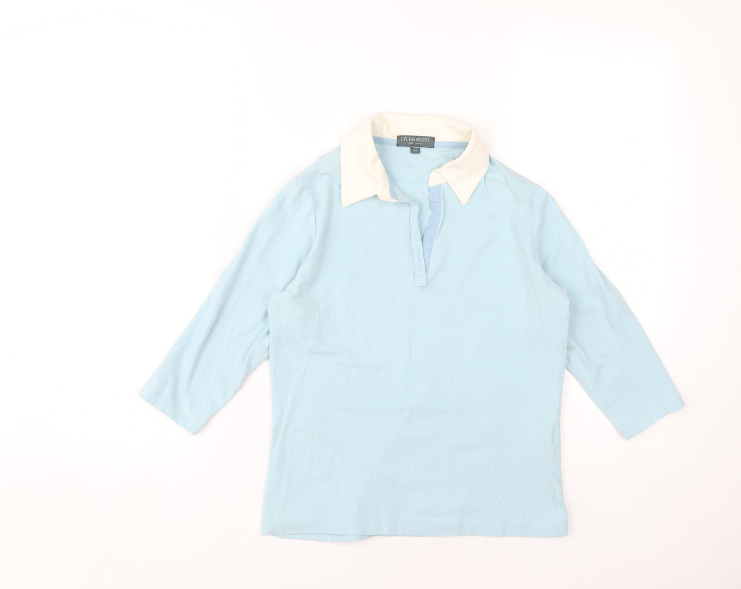 Lyle & Scott Unisex Blue Polo Shirt, Size M, Casual