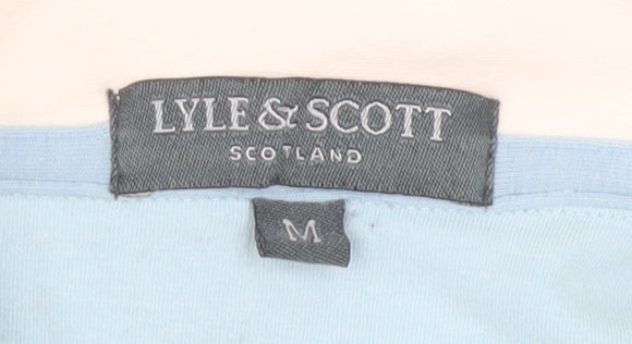 Lyle & Scott Unisex Blue Polo Shirt, Size M, Casual