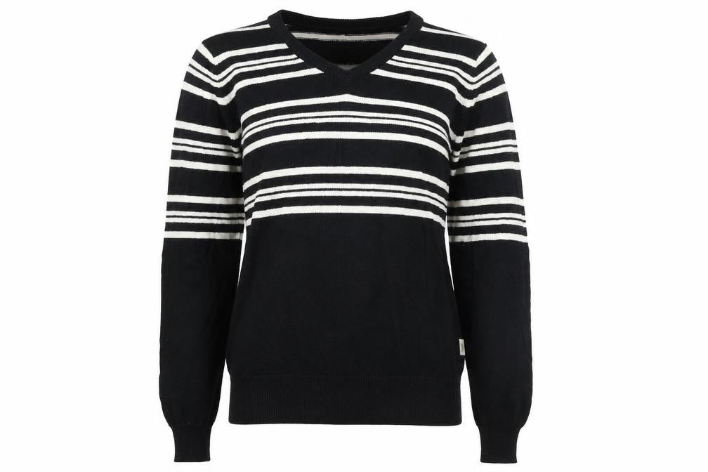 Womens UK S Regular Glenmuir Black Pullover