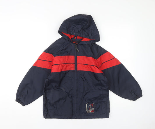 Trespass Boys Blue Windbreaker Jacket 5-6 Years