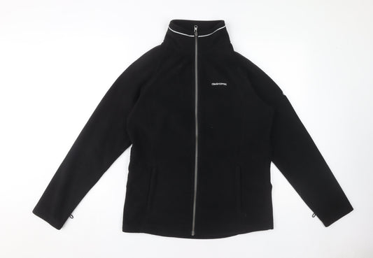 Craghoppers Women's Black Fleece Jacket, Size 10, Casual Wear