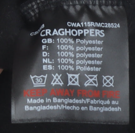 Craghoppers Women's Black Fleece Jacket, Size 10, Casual Wear