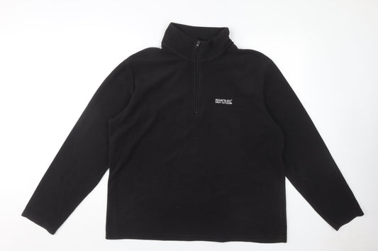 Regatta Men's 2XL Black Fleece Pullover Sweatshirt