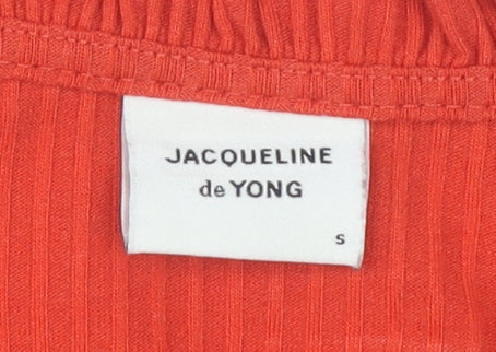 Jacqueline de Yong Women's Red Sleeveless Tank Top