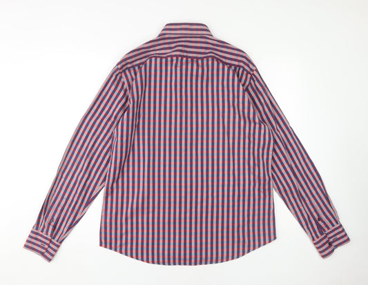 Jeff Banks Men's Multicoloured Check Dress Shirt L