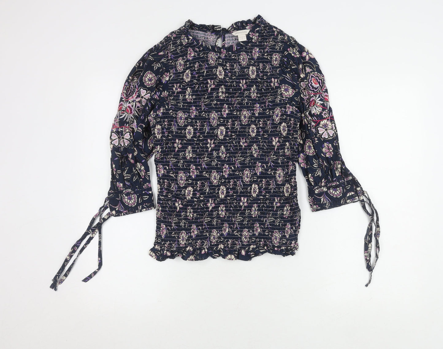 Monsoon Women's Multicoloured Floral Blouse Size 8
