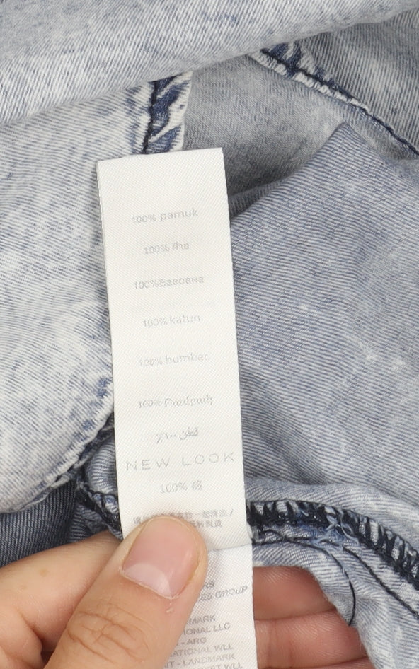 New Look Women's Grey Cotton Dress Size 16