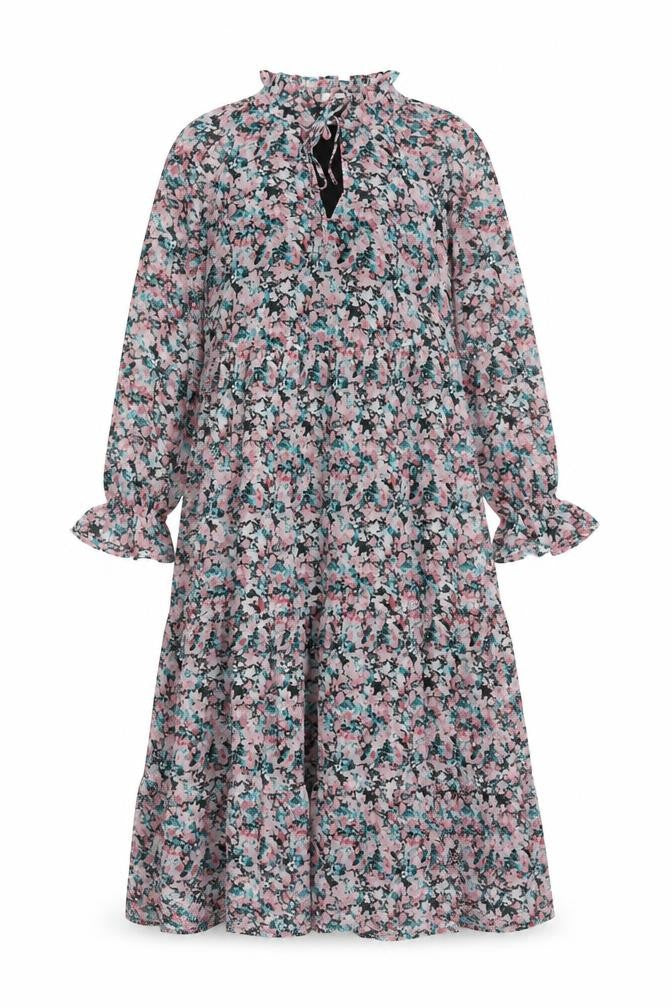 Pull&Bear Women's Floral Multicoloured Dress Size 8