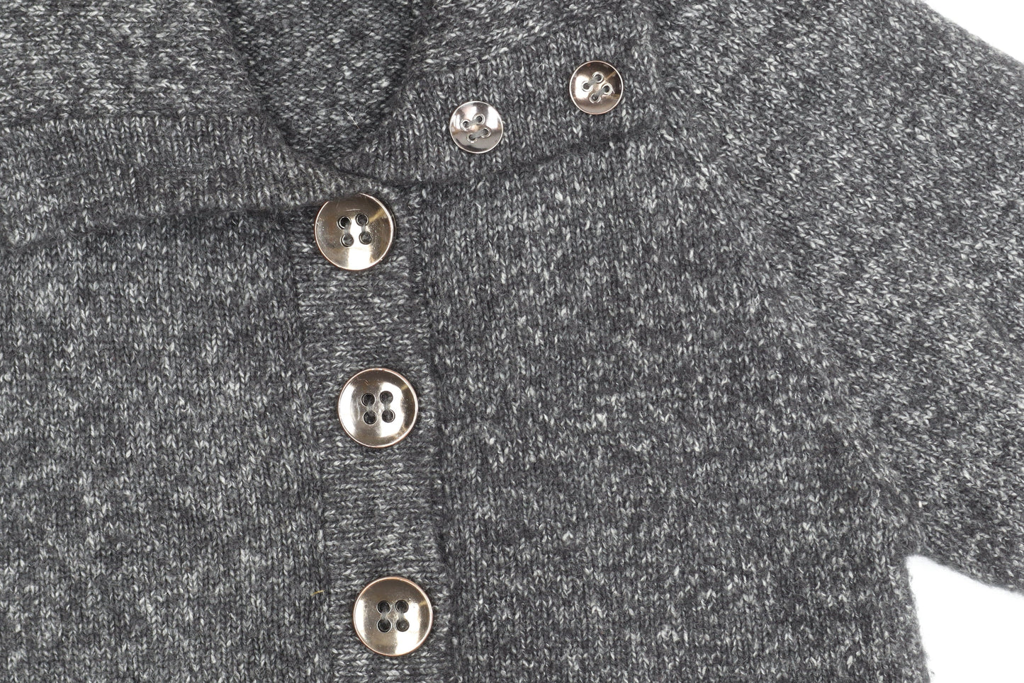 Stephen Y Women's Grey Collared Cardigan L/XL