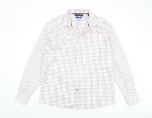 Tommy Hilfiger Men's Multicoloured Check Shirt, 17