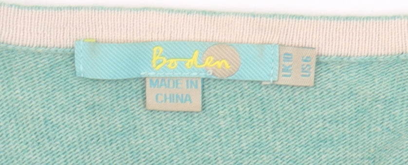 Boden Women's Green Wrap Jumper, Size 6