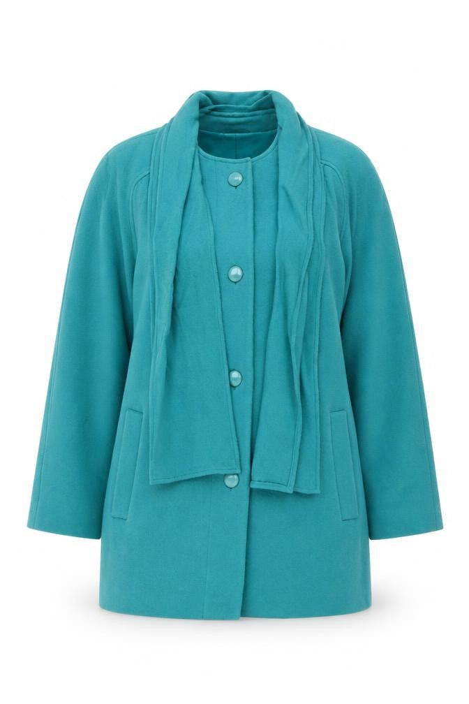 Eastex Women's Blue Wool Coat Size 10