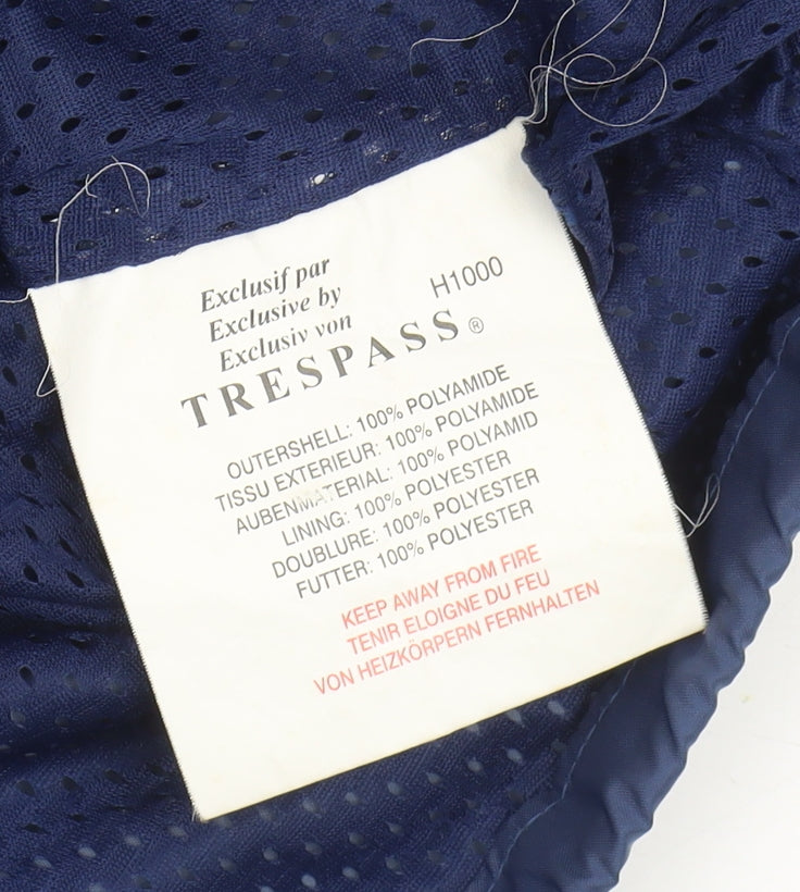Trespass Men's Blue Windbreaker Jacket M