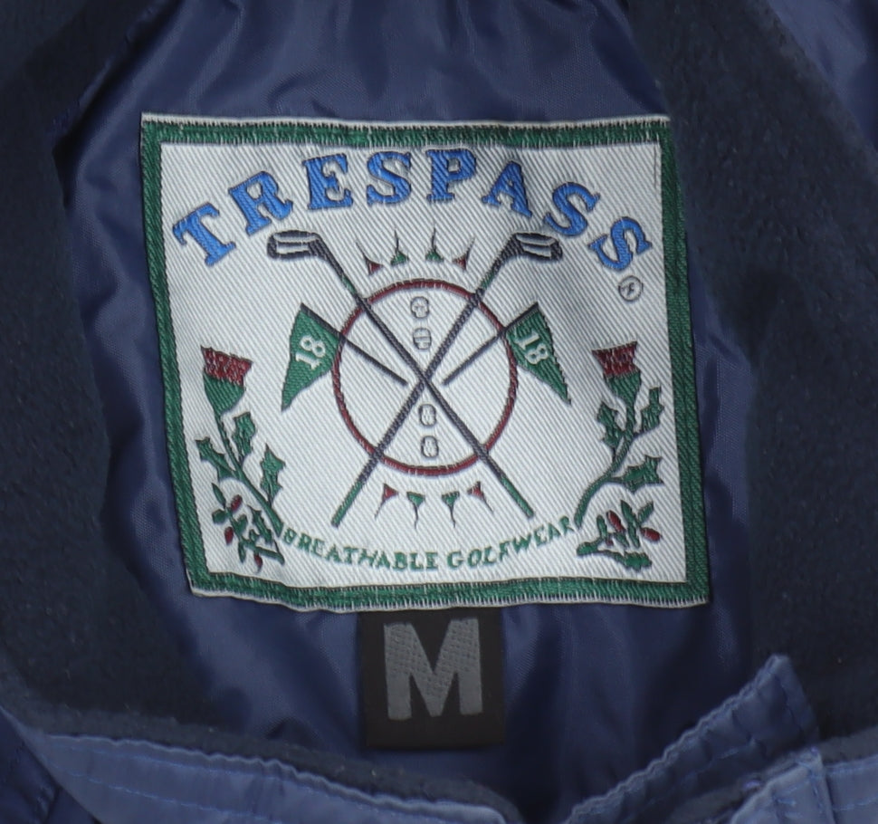 Trespass Men's Blue Windbreaker Jacket M