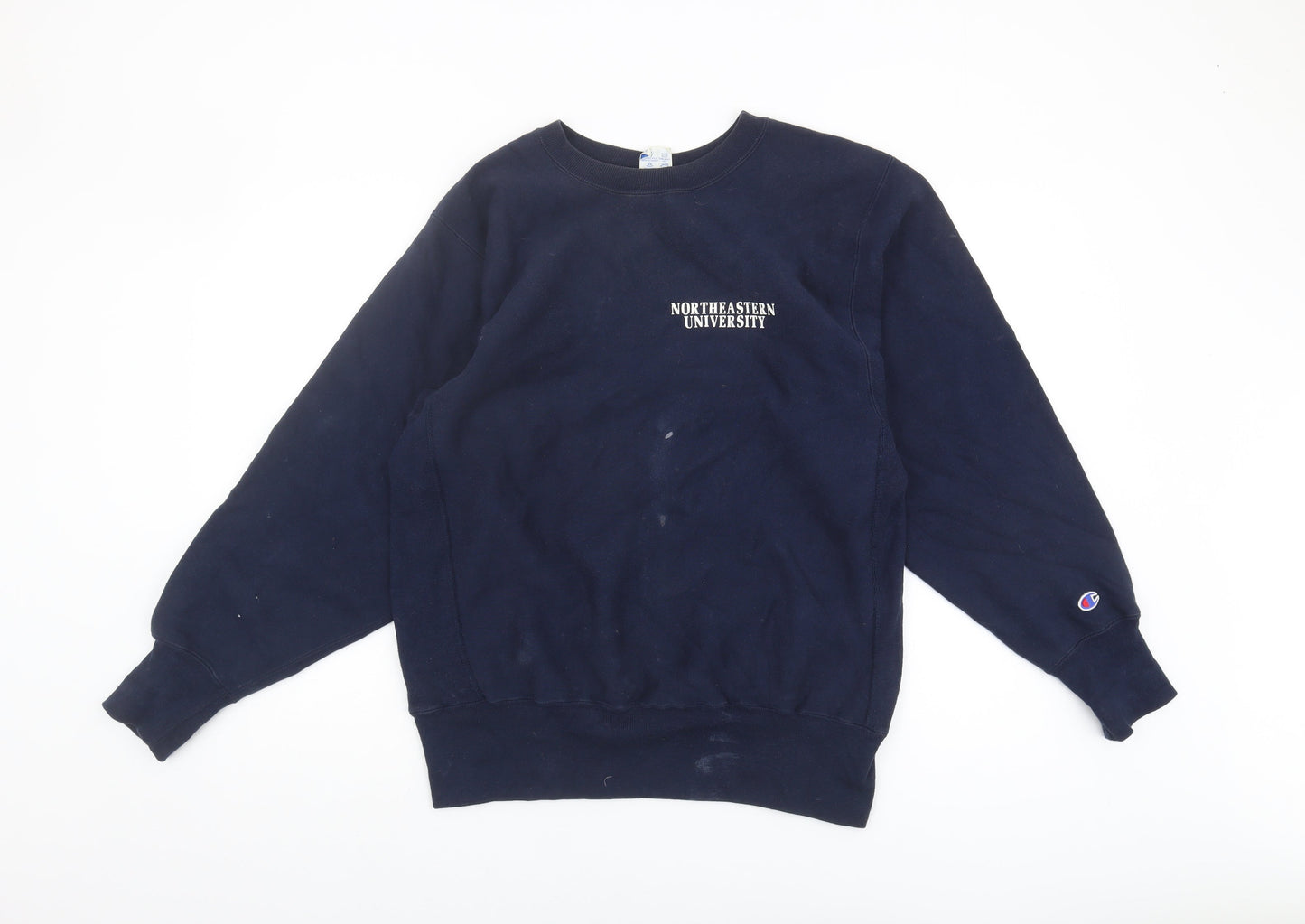 Champion Men's Large Blue Northeastern Sweatshirt