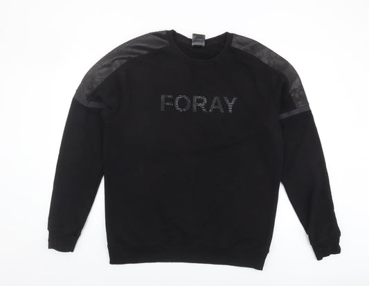 Foray Men's XL Black Sweatshirt Pullover Crew Neck