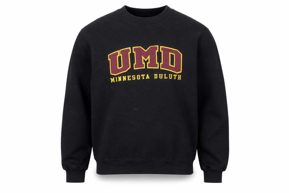 Unisex Adults UK S Regular Champion Black Pullover Sweatshirt