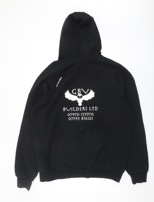 O'Neills Men's XL Black Hoodie with Graphic Print
