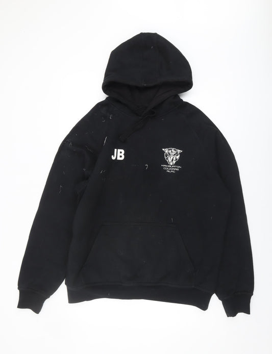 O'Neills Men's XL Black Hoodie with Graphic Print