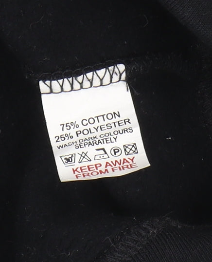 O'Neills Men's XL Black Hoodie with Graphic Print