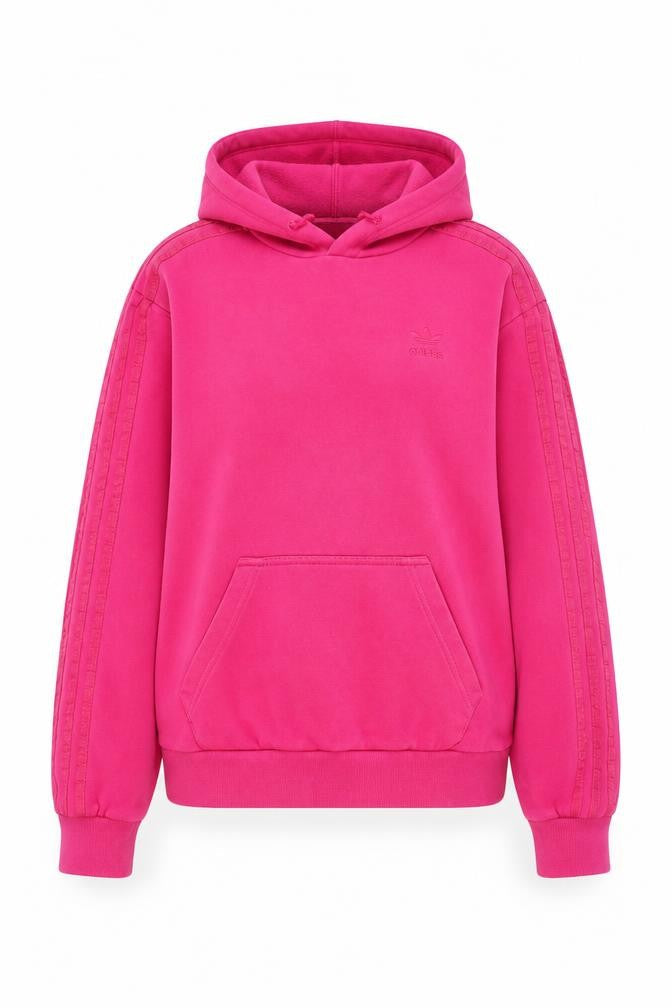 Womens UK XS Regular adidas Pink Pullover Hoodie
