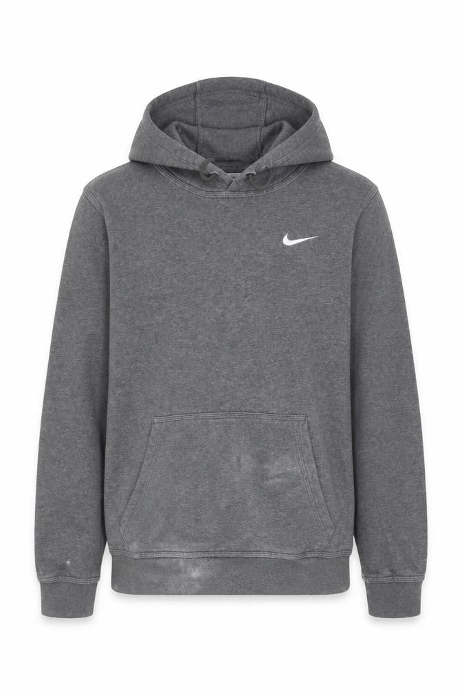 Mens UK S Regular Nike Grey Pullover Hoodie