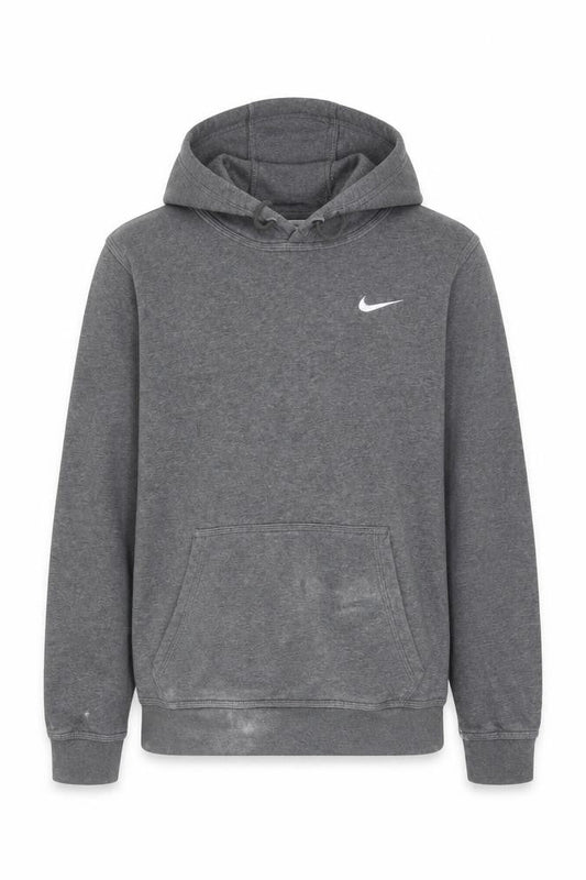 Mens UK S Regular Nike Grey Pullover Hoodie