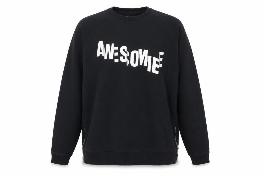ASOS Men's Black XL Cotton Logo Sweatshirt
