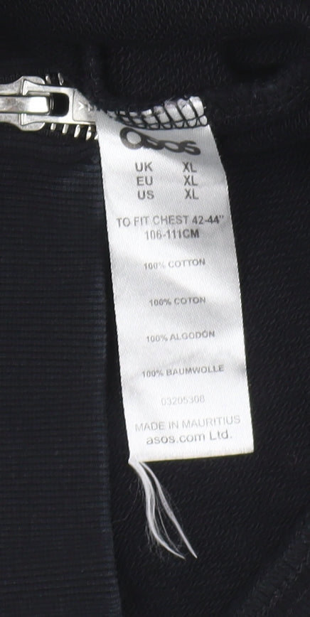 ASOS Men's Black XL Cotton Logo Sweatshirt