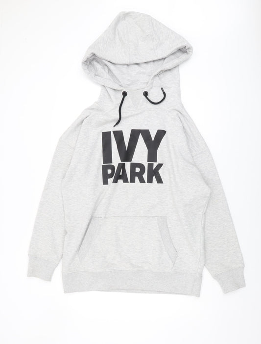 Ivy Park Men's Grey Pullover Hoodie M