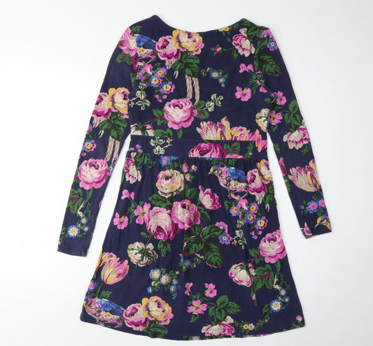 Joules Women's Multicoloured Floral Dress UK 10